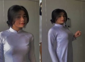 Chén em nữ sinh áo dài mông tròn cực ngon